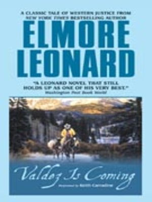 cover image of Valdez is Coming